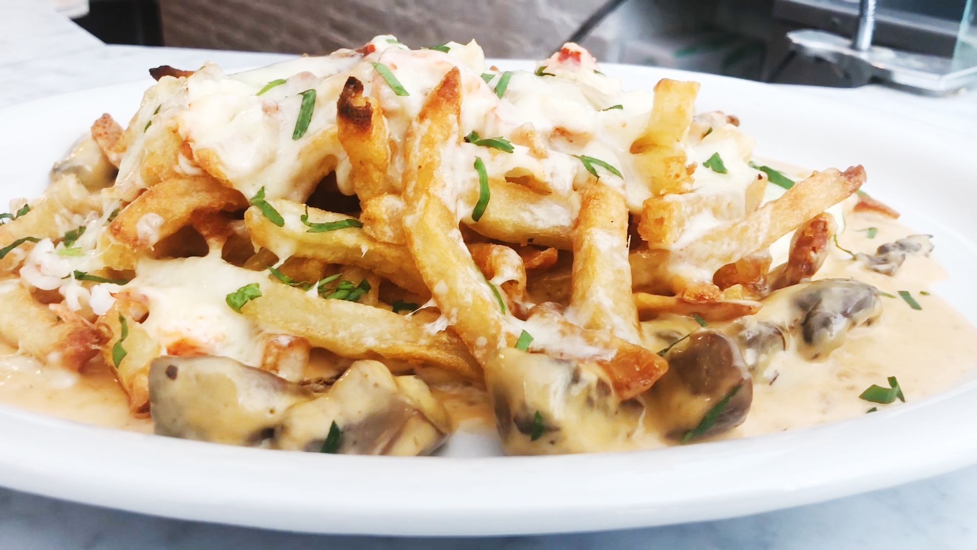 Poutine with Lobster